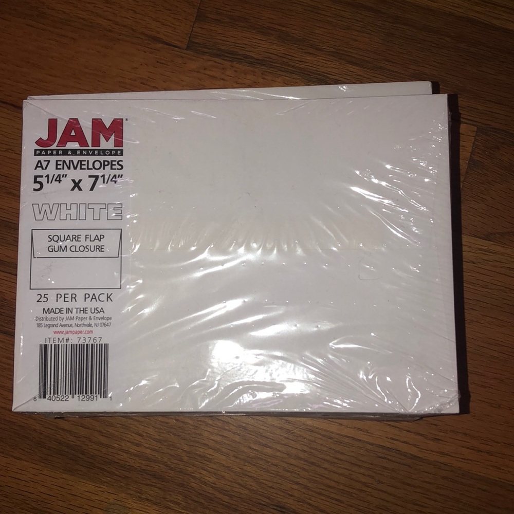 White envelopes